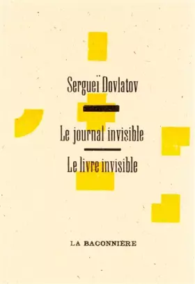 Couverture du produit · Le livre invisible ; Le journal invisible