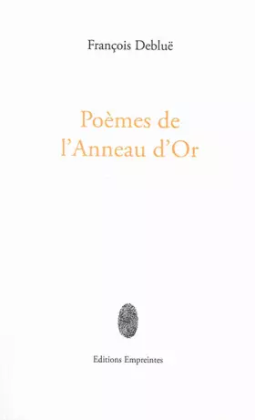 Couverture du produit · Poèmes de l'anneau d'or