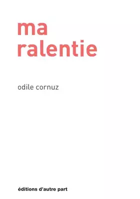 Couverture du produit · Ma ralentie