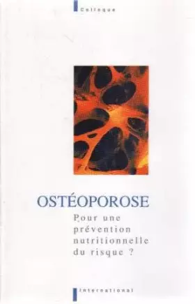 Couverture du produit · Ostéoporose - Pour une prévention nutritionnelle du risque