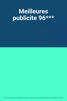 Couverture du produit · Meilleures publicite 96***