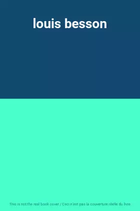 Couverture du produit · louis besson