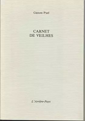 Couverture du produit · Carnet de Veilhes