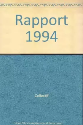 Couverture du produit · Rapport 1994
