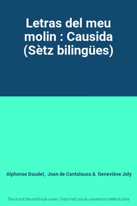 Couverture du produit · Letras del meu molin : Causida (Sètz bilingües)