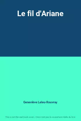 Couverture du produit · Le fil d'Ariane