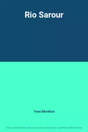 Couverture du produit · Rio Sarour