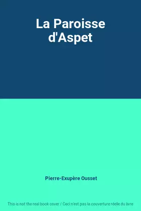 Couverture du produit · La Paroisse d'Aspet