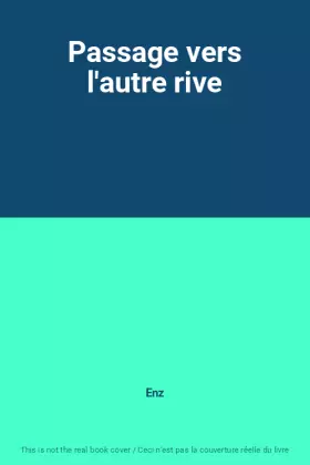 Couverture du produit · Passage vers l'autre rive