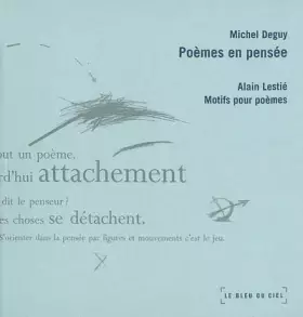 Couverture du produit · Poèmes en pensée