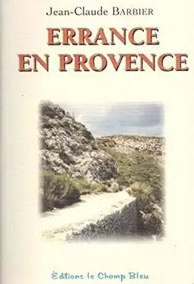 Couverture du produit · Errance en Provence