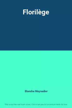Couverture du produit · Florilège