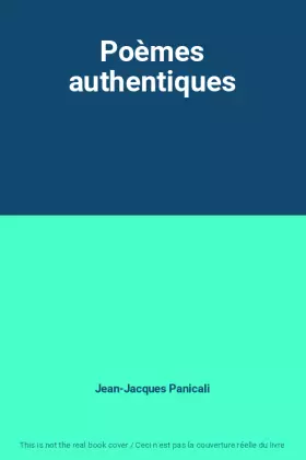 Couverture du produit · Poèmes authentiques