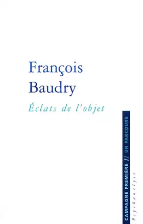 Couverture du produit · Éclats de l’objet