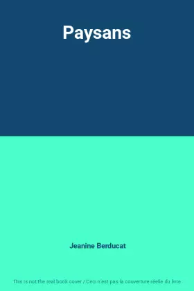 Couverture du produit · Paysans