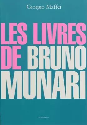 Couverture du produit · Les livres de Bruno Munari