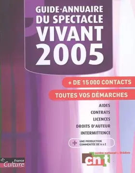 Couverture du produit · Guide-annuaire du spectacle vivant