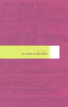 Couverture du produit · Le Clocher de Saint-Blaise