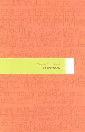 Couverture du produit · La Dormition