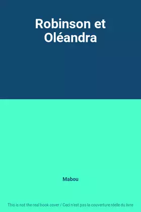 Couverture du produit · Robinson et Oléandra
