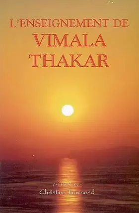 Couverture du produit · L'enseignement de Vimala Thakar