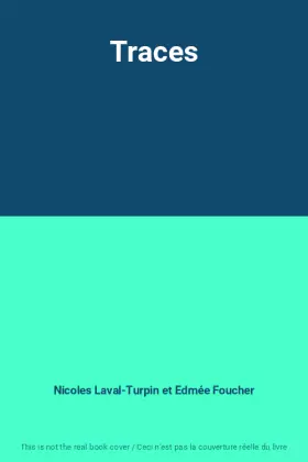 Couverture du produit · Traces