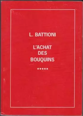 Couverture du produit · L'achat des bouquins
