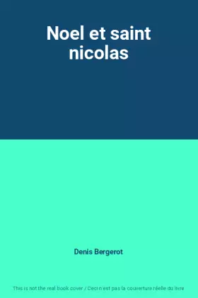 Couverture du produit · Noel et saint nicolas