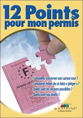 Couverture du produit · 12 Points pour mon permis