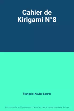 Couverture du produit · Cahier de Kirigami N°8