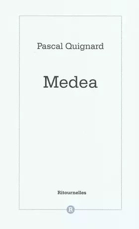 Couverture du produit · Medea