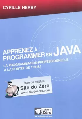Couverture du produit · Apprenez à programmer en Java