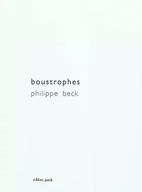 Couverture du produit · Boustrophes