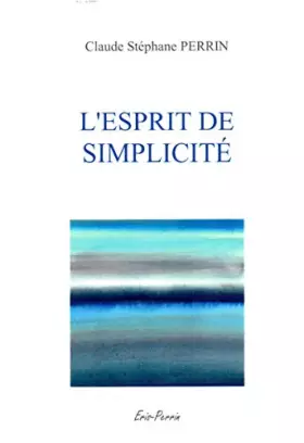 Couverture du produit · L'ESPRIT DE SIMPLICITE