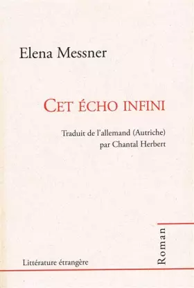 Couverture du produit · Cet écho infini