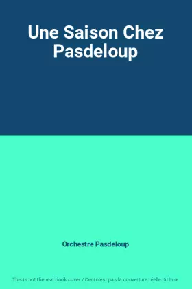 Couverture du produit · Une Saison Chez Pasdeloup