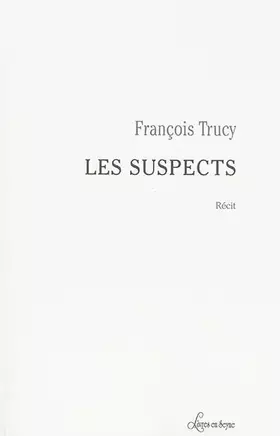 Couverture du produit · Les Suspects