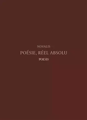 Couverture du produit · Poesie, Reel Absolu