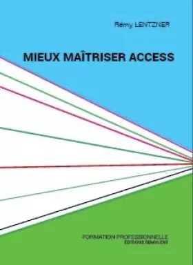 Couverture du produit · Mieux maîtriser Access: Formation professionnelle