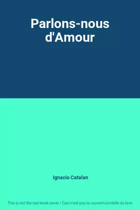 Couverture du produit · Parlons-nous d'Amour