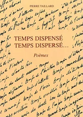 Couverture du produit · Temps dispensé, temps dispersé...