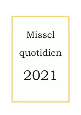Couverture du produit · Missel quotidien 2021