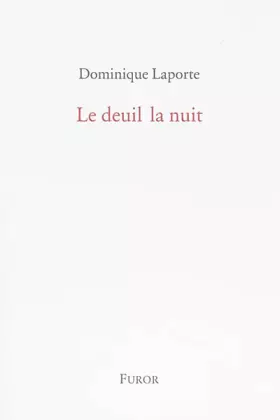 Couverture du produit · Le deuil la nuit