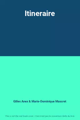 Couverture du produit · Itineraire