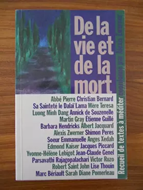 Couverture du produit · DE LA VIE ET DE LA MORT