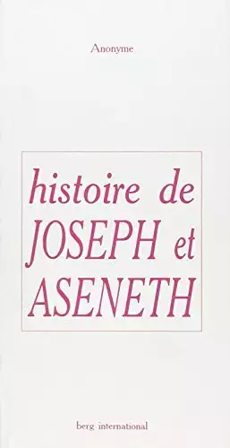 Couverture du produit · Histoire de Joseph et Aseneth