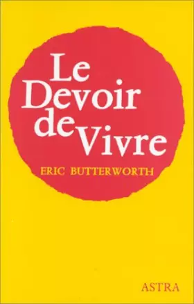 Couverture du produit · Le devoir de vivre