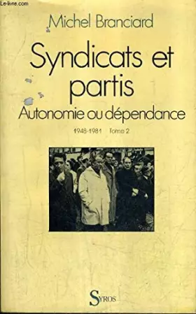 Couverture du produit · Syndicats et partis