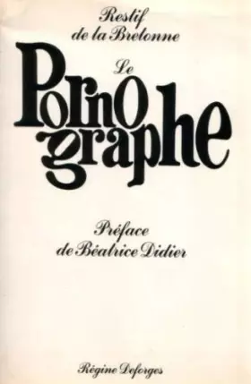 Couverture du produit · Le pornographe