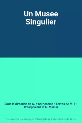 Couverture du produit · Un Musee Singulier